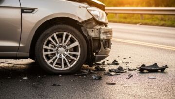 Między Morownicą a Śmiglem ładunek spadł na auto